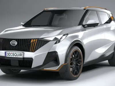 GAC GS3 2023 R Style 3D model