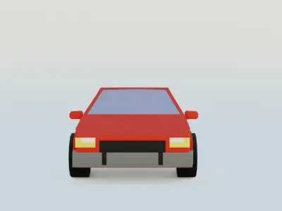 Car  1 - Low Poly Free 3D model