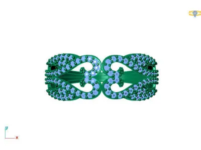 Women Ring 3DM Womens Ring 3d models 3D print model 3D print model 73