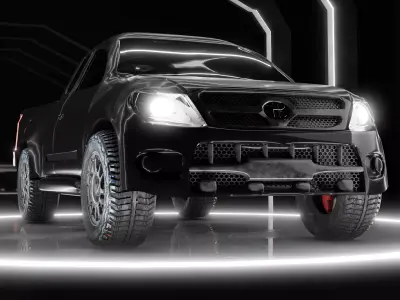 Hillux Toyota - 3D Model 3D model