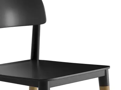 Redoak Black Chair 3D model