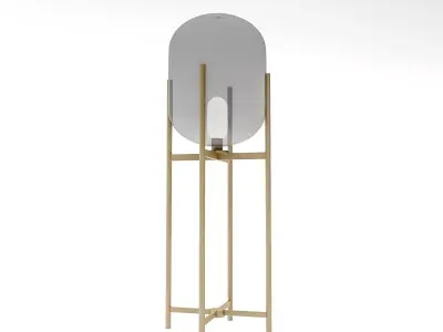 Decorative garden lighting Low-poly 3D model