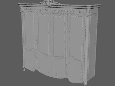 closet armoire 3D model