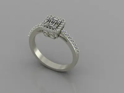 soliter ring 3D print model