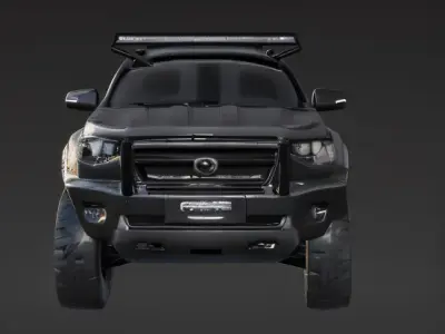 Ranger Baja Extreme Inspired Low-poly 3D model