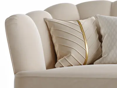 SHELL SOFA AND ARMCHAIR 3D model