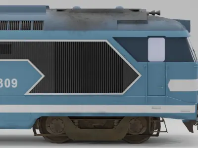 SNCF BB67300 Train 3D model