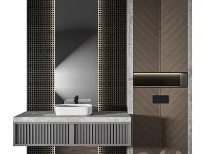 Luxury Bathroom 286 3D model