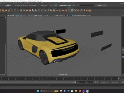 Audi R10 3d Model Free 3D model