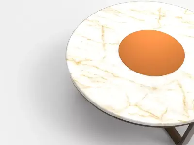 Soa Dining Table Low-poly 3D model