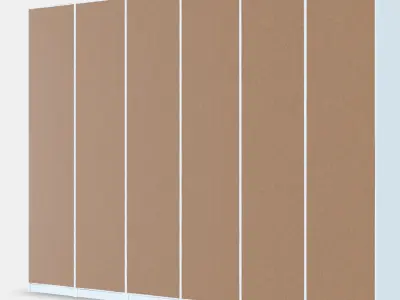 PAX 6 wardrobe frames Low-poly 3D model