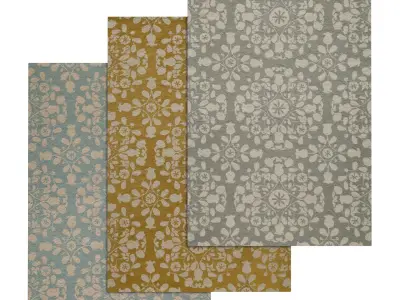 Rug Set 1213 3D model