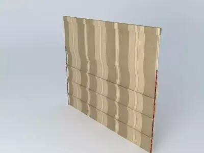 Roman shade Free 3D model