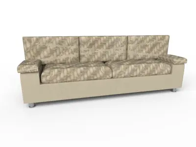 realistic sofa 3D couch 3D model