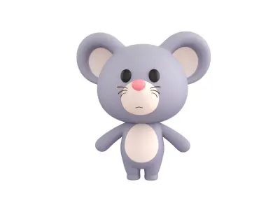 Character324 Rigged Mouse 3D model