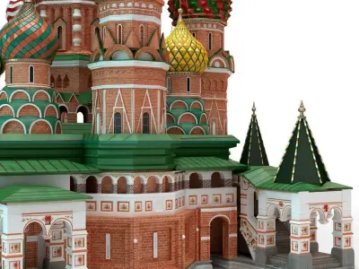 Saint Basils Cathedral 3D model