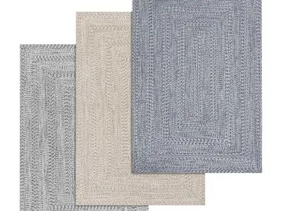 Rug Set 1367 3D model