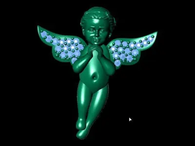 Baby angel Free 3D print model