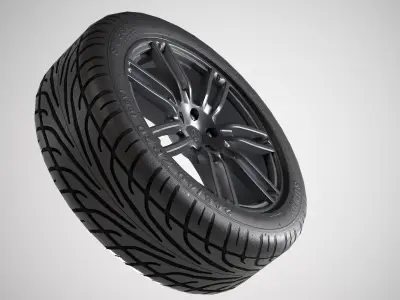 Maserati Ghibli LP - PBR 3D model Game Ready Low-poly 3D model