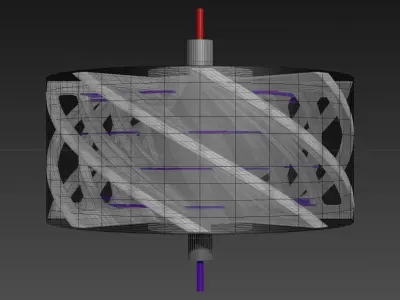 Ferro Fluid Motor - Concept 3D model
