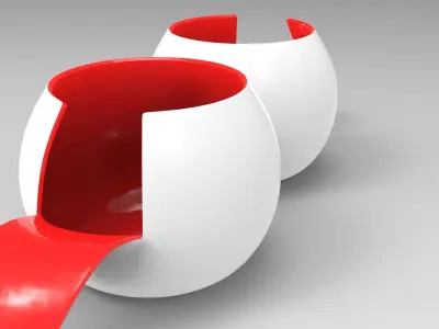 Luys Vase Low-poly 3D model