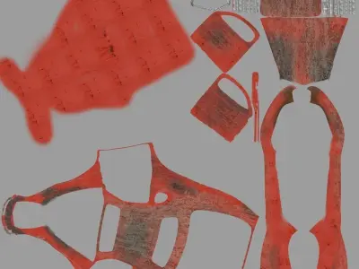 old car  Free 3D model