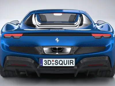 Ferrari 296 GTS 2023 3D model