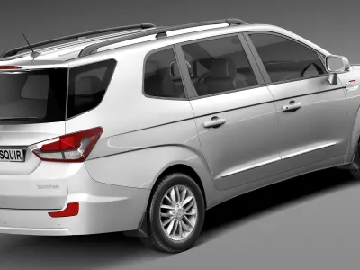 SsangYong Rodius Turismo 2014 3D model