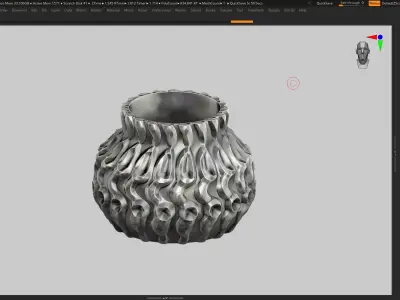 vase 3d print 383 3D print model
