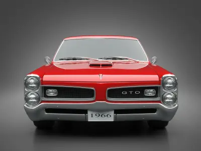 1966 Pontiac GTO 3D model