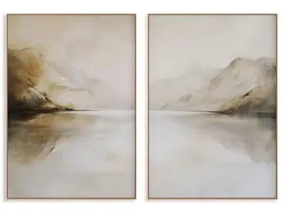 Abstract Painting Frame set 3D model 313