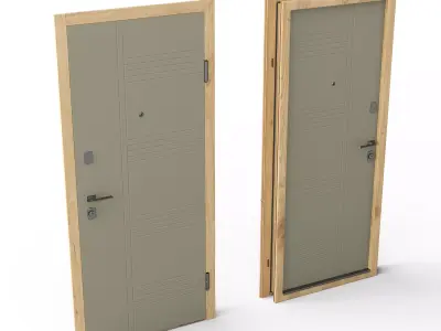 Xylan Door 3D model