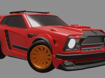 Fennec Rocket League Car 3D model