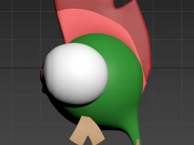 Cartoon Fish 3D model