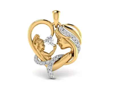 MOTHER PERCIOUS PENDANT 3dm print 3D print model