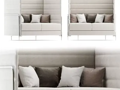 PRIVACY SOFA 3d model Low-poly 3D model