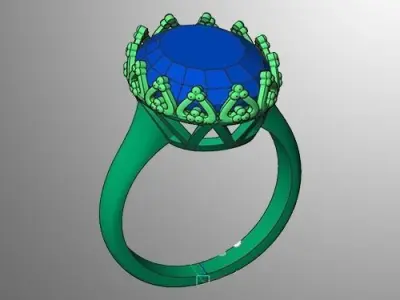 Ring  pk 1 3D print model