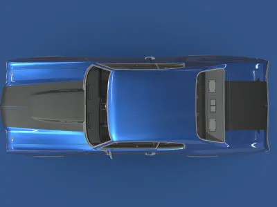 chevrolet Chevelle SS396 Coupe - 1969-1972 3D model