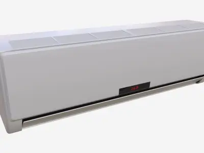 Wall mounted conditioner 3D model