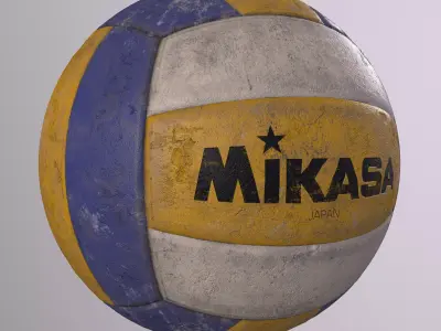 Old Volleyball 3D model