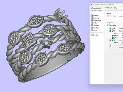 Rope ring 3D print model