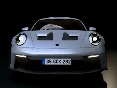 2023 Porsche 911 GT3RS WITH LIVERY 3D model