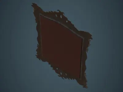 Mirror 1B Low-poly 3D model