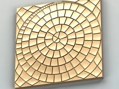 Wall panel 034 3D model