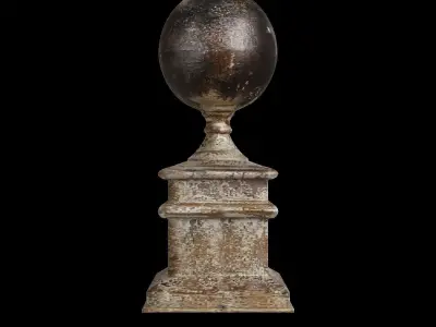 Shiloh Table Lamp Low-poly 3D model