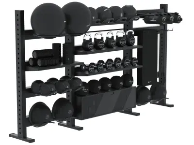 GYM Equipment Rack 3D model