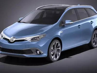 Toyota Auris Touring Sports 2018 VRAY 3D model