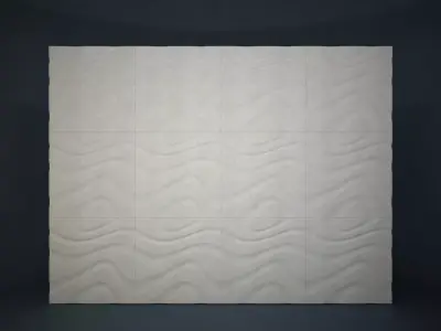 01 RIVESTIMENTO 3D WALL Low-poly 3D model