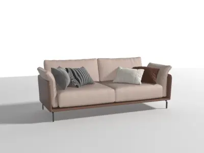 seven sofas 3D model