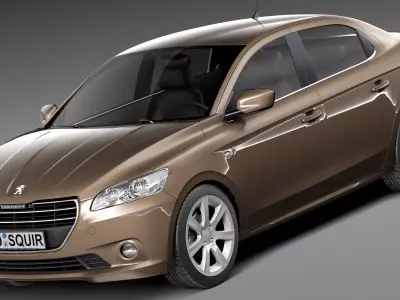 Peugeot 301 2013 3D model
